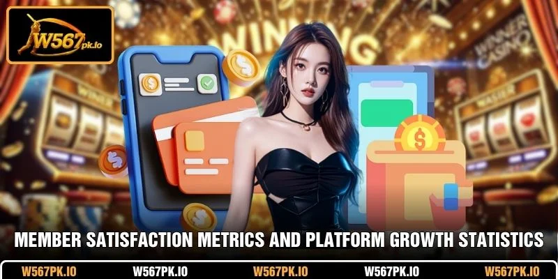 Member satisfaction metrics and platform growth statistics