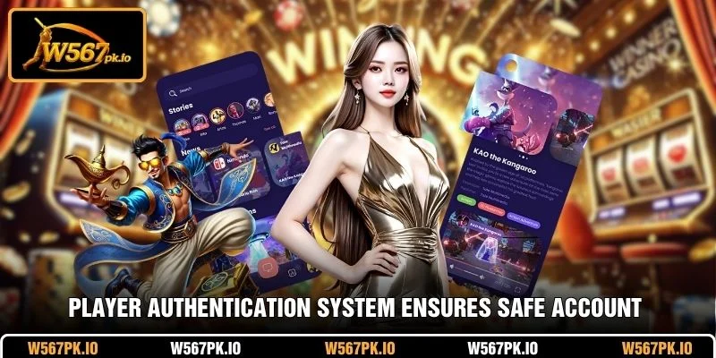 Player authentication system ensures safe account management