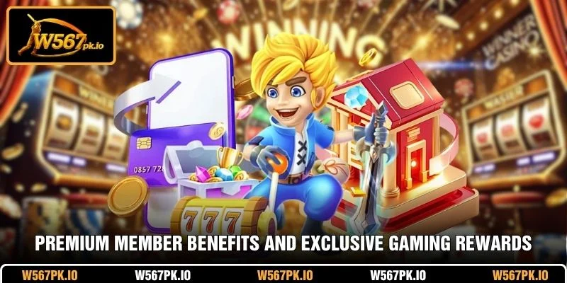 Premium member benefits and exclusive gaming rewards